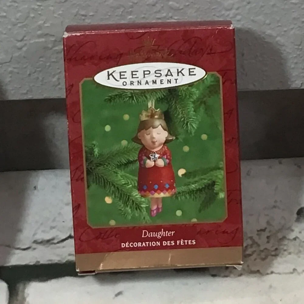 Vintage 90’s‎ Hallmark Keepsake Christmas Daughter Ornaments Lot Of 5 With Boxes